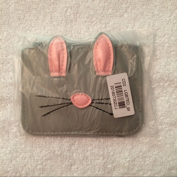 🐾NWT Gray Kitty Coin Purse🐾 - Picture 7 of 8